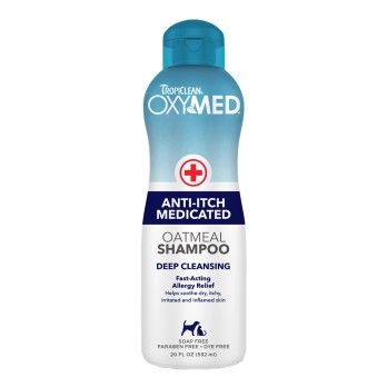 TROPICLEAN Oxymed Anti-Itch Medicated Oatmeal Shampoo 592ml