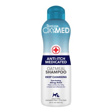 TROPICLEAN Oxymed Anti-Itch Medicated Oatmeal Shampoo 592ml