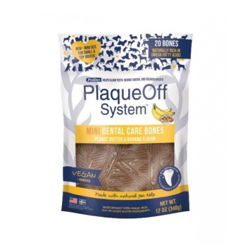 ProDen PlaqueOff Mini Dental Bones Banana & Peanut Butter 340gr