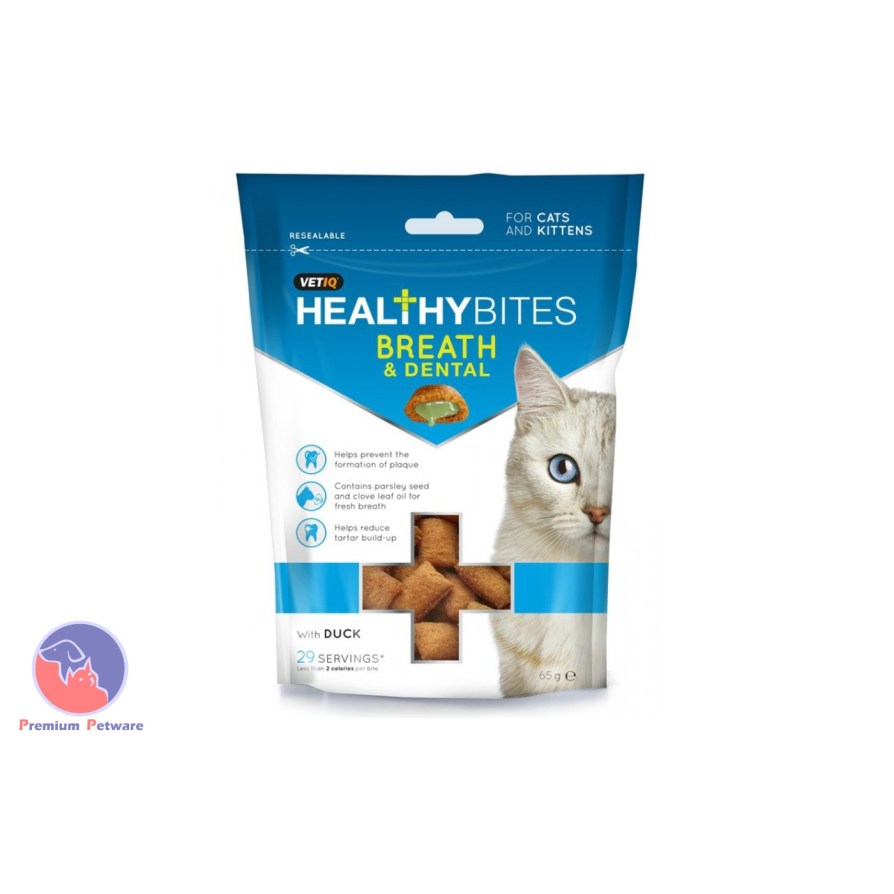 M&C HEALTHY BITES BREATH AND DENTAL FOR CATS AND KITTENS M&C