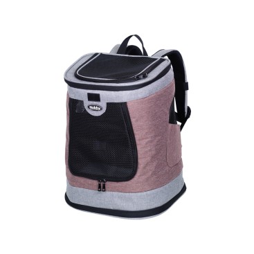 NOBBY BACKPACK PLATA DUSTY PINK-GREY 34x30x43cm