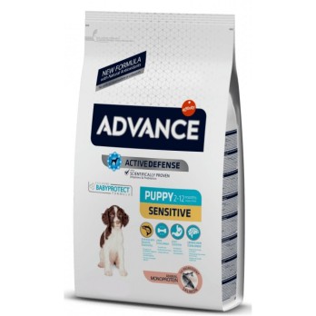 ADVANCE PUPPY SENSITIVE ΣΟΛΟΜΟΣ & ΡΥΖΙ 3KG