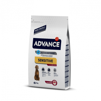 ADVANCE DOG SNSITIVE MED/MAX ΑΡΝΙ & ΡΥΖΙ 12KG