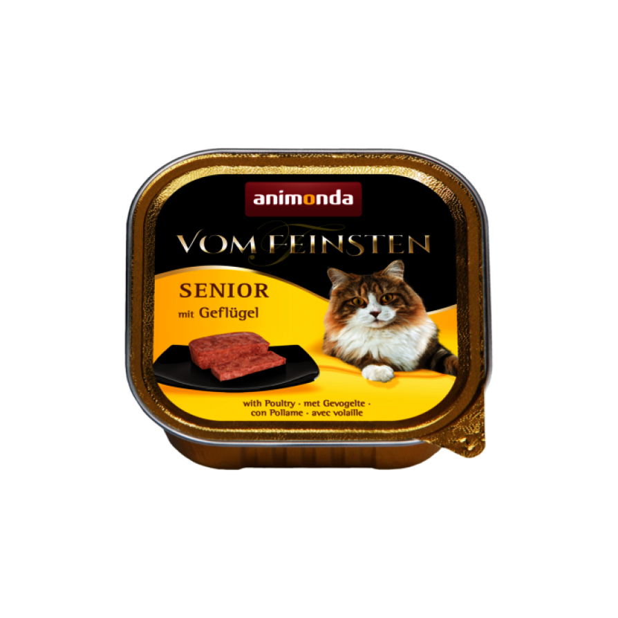 VF SENIOR CAT ΠΟΥΛΕΡΙΚΑ & ΒΟΔΙΝΟ 100GR ANIMODA