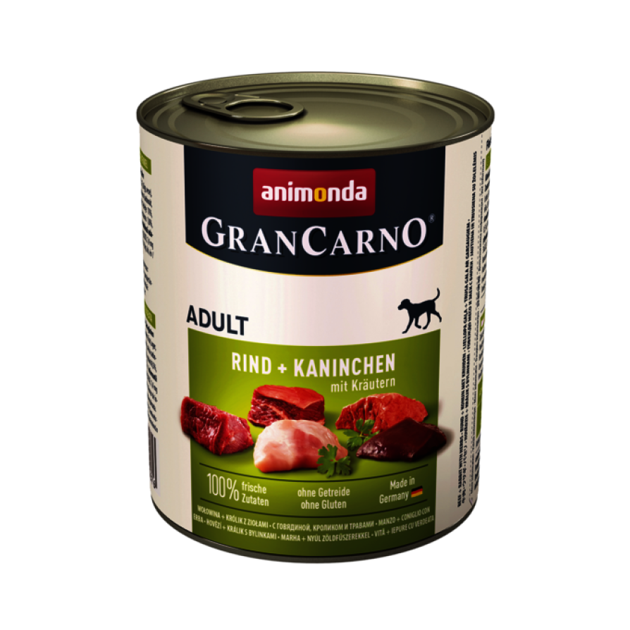 GC ADULT DOG ΚΟΥΝΕΛΙ & ΒΟΤΑΝΑ 800GR ANIMODA