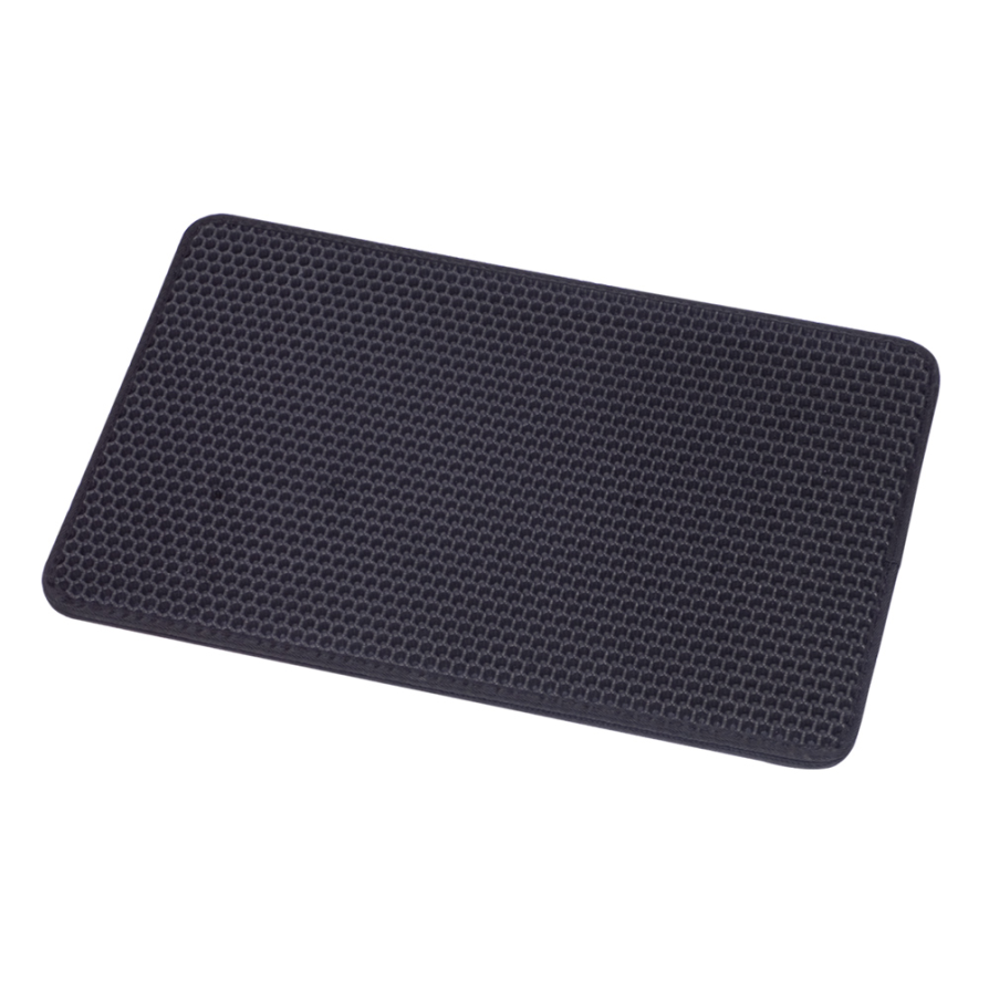 NOBBY ΧΑΛΑΚΙ ΤΟΥΑΛΕΤΑΣ SIEVE MAT ΜΑΥΡΟ 39Χ60CM ΑΞΕΣΟΥΑΡ