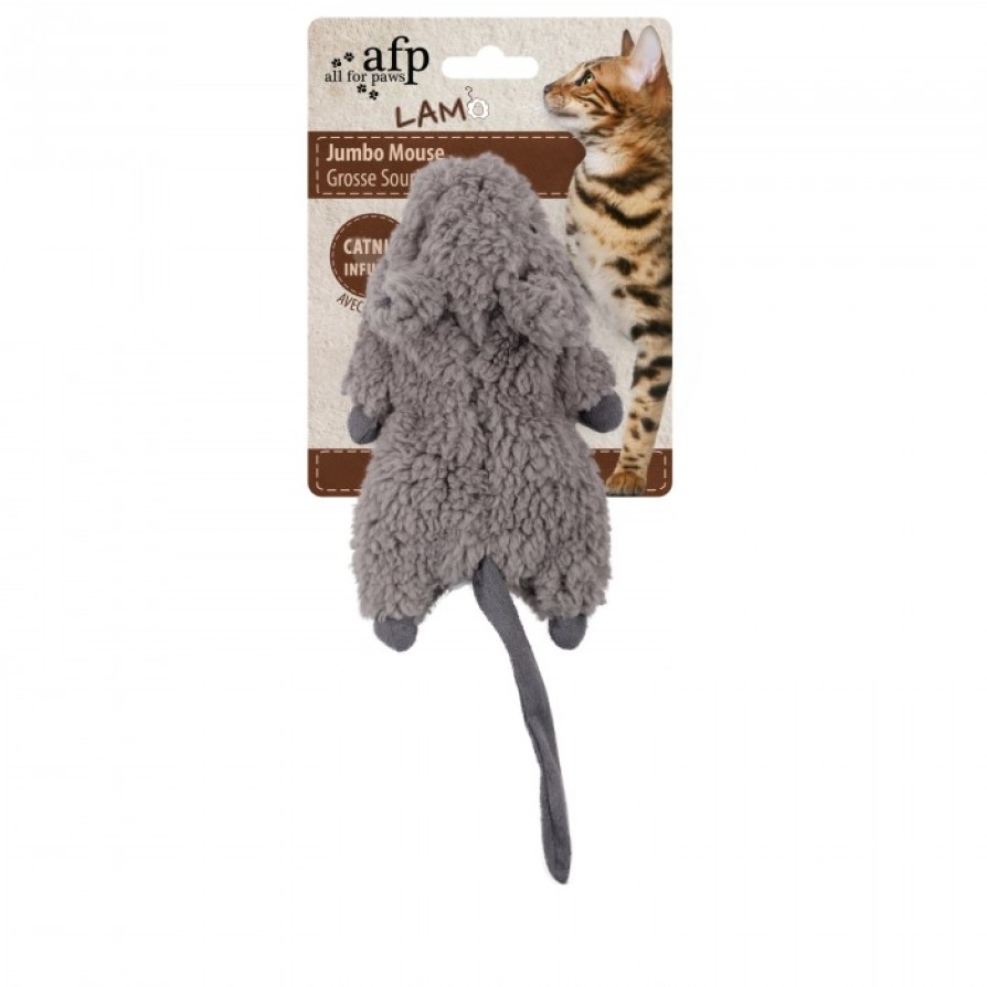 AFP Παιχνίδι Γάτας Lambswool Jumbo Crinkle Catnip Rodent AFP