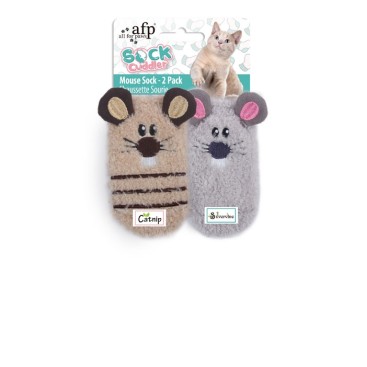 AFP Παιχνίδι Γάτας Mouse Sock - 2PK