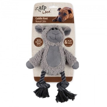 AFP Παιχνίδι Σκύλου Lambswool Cuddle Knotted Rope