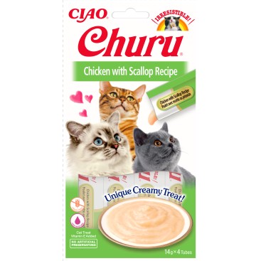 CHURU CAT JUICY BITES HOMESTYLE BROTH & CALAMARI 33,9gr