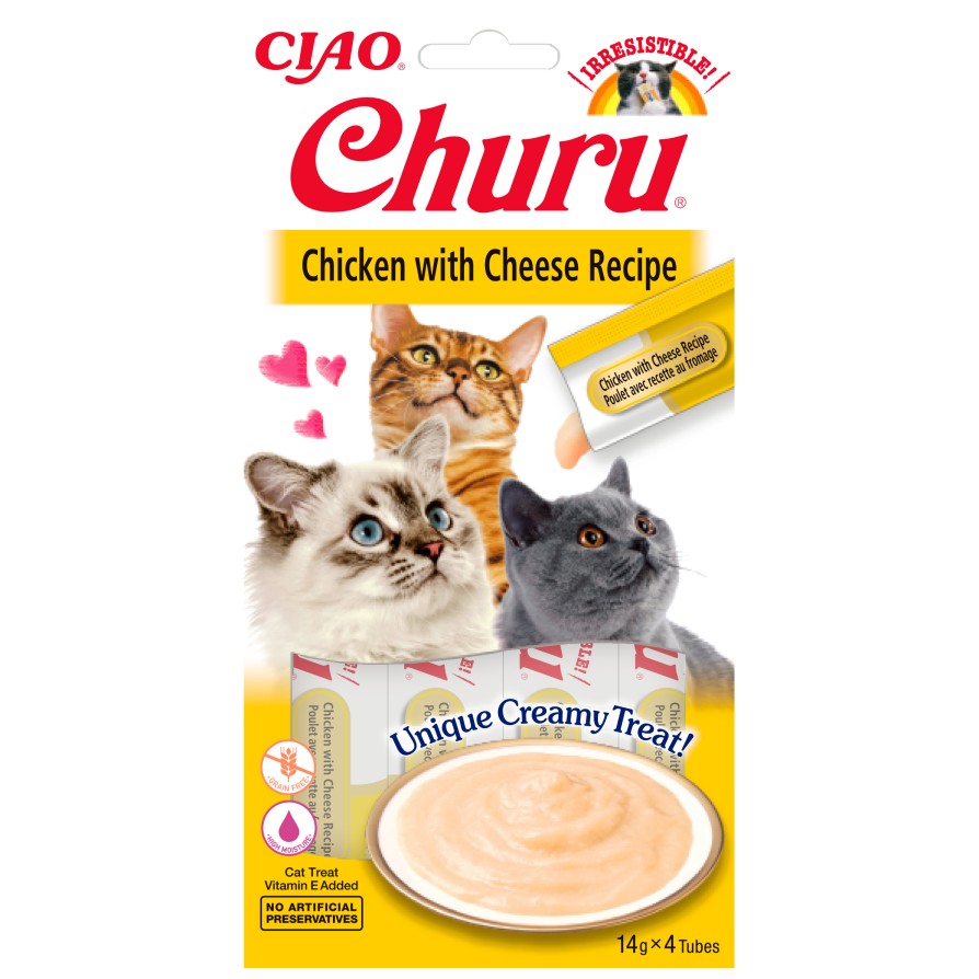 CHURU CAT CHICKEN & CHEESE 56gr CHURU CAT TREAT BITES