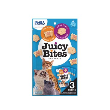 CHURU CAT JUICY BITES με Χτένια & Καβούρι 33,9gr