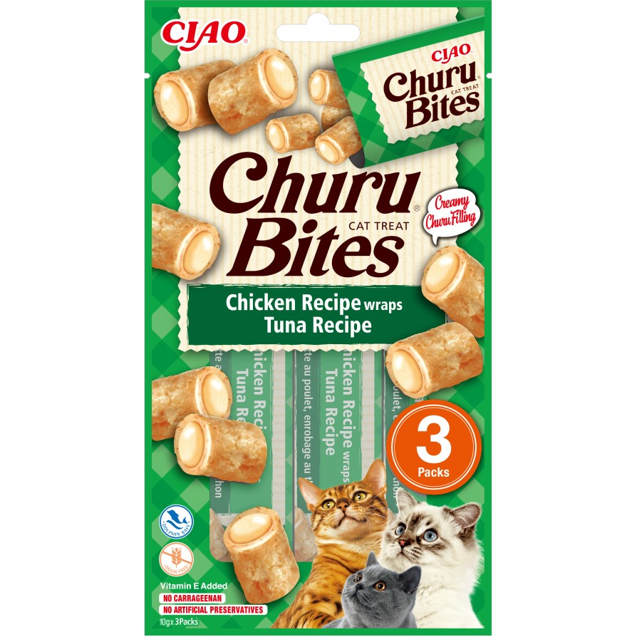 CHURU CAT BITES CHICKEN & TUNA 30gr CHURU CAT TREAT BITES