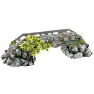 BRIDGE WITH PLANTS 390MM