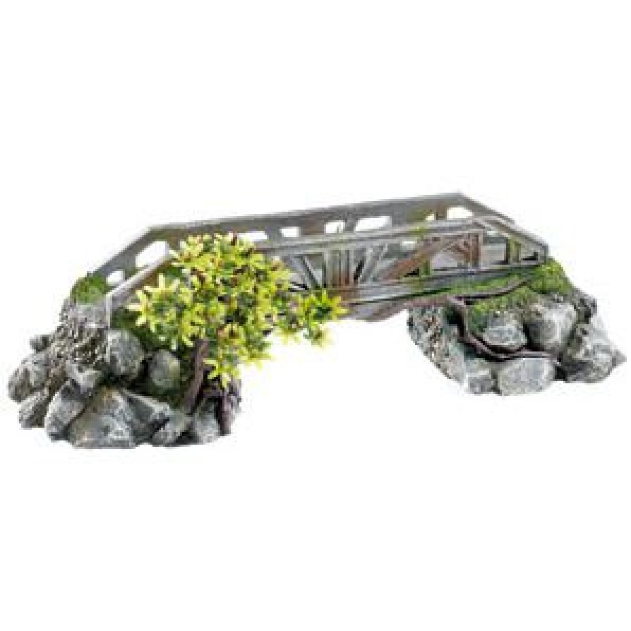 BRIDGE WITH PLANTS 390MM CLASSIC