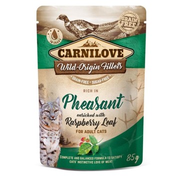 CARNILOVE CAT με ΦΑΣΙΑΝΌ & ΒΑΤΌΜΟΥΡΟ 85GR