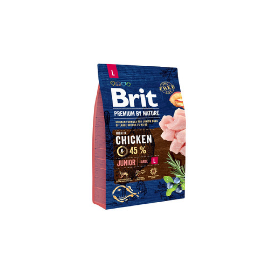 BRIT PREMIUM ΒΥ NATURE JUNIOR LARGE 3KG ΞΗΡΑ ΤΡΟΦΗ