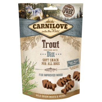 CARNILOVE SNACK SOFT TROUT & DILL 200GR