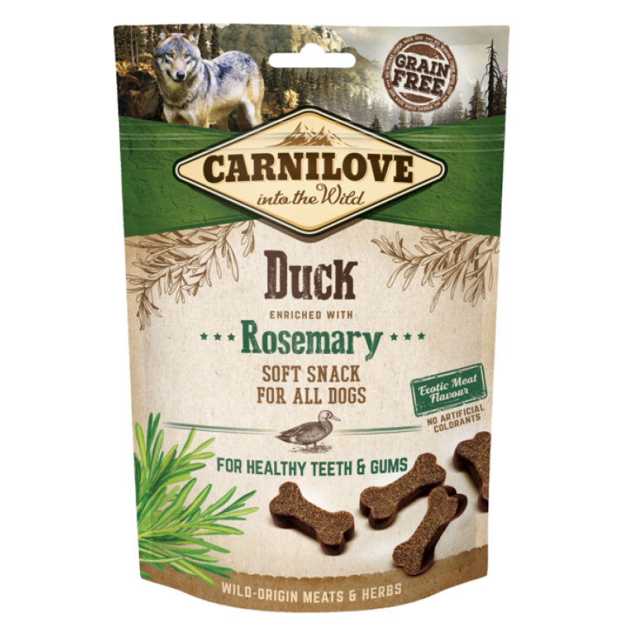CARNILOVE SNACK SOFT DUCK & ROSEMARY 200GR ΕΠΙΒΡΑΒΕΥΣΗΣ