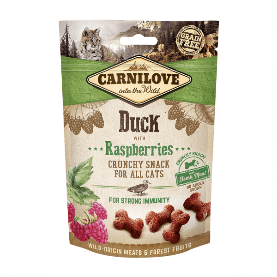 CARNILOVE CAT FRESH & CRUNCH DUCK 50GR ΕΠΙΒΡΑΒΕΥΣΗΣ