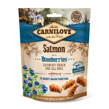 CARNILOVE SNACK FRESH & CRUNCH SALMON 200GR