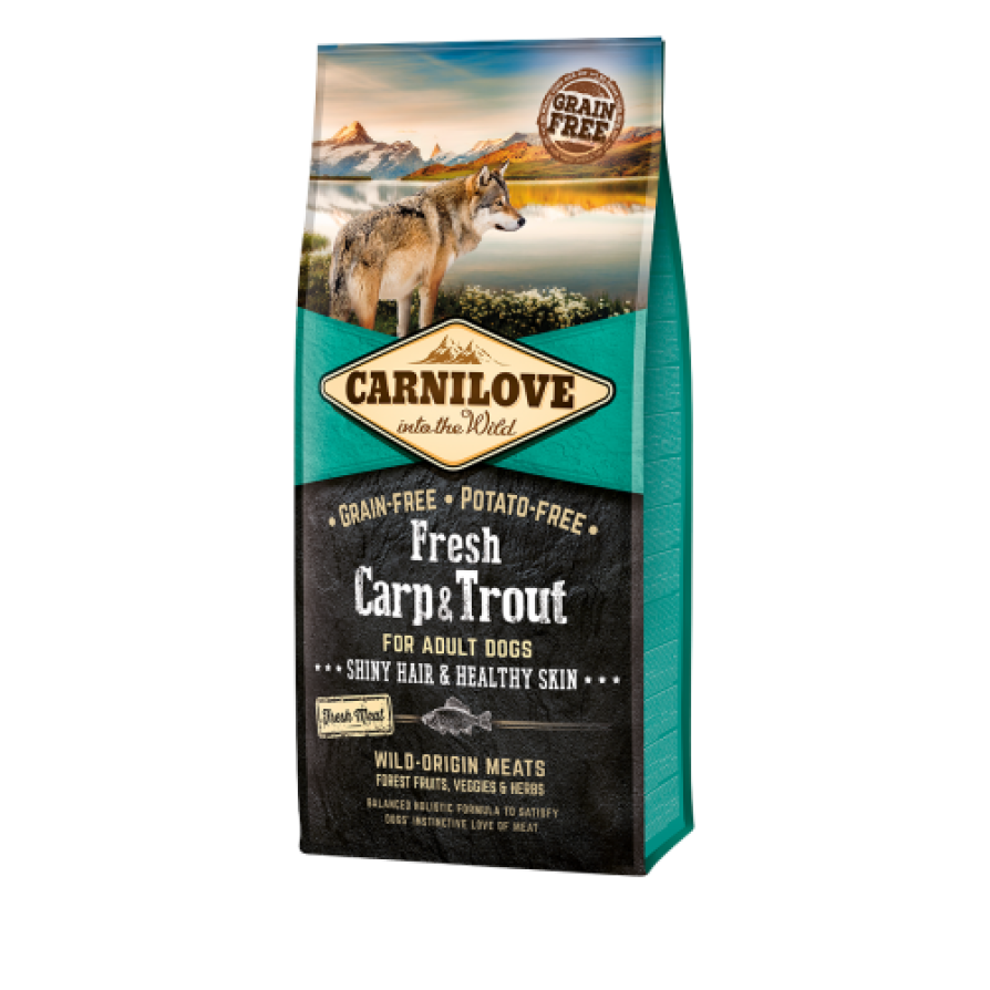 CARNILOVE FRESH ADULT CARP & TROUT 12KG CARNILOVE