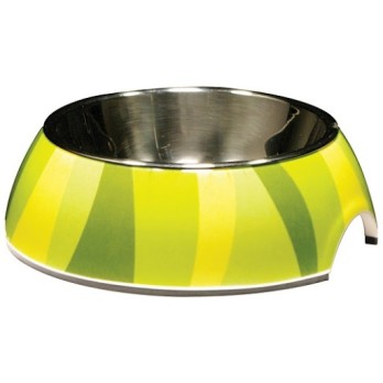 CATIT Style Bowl w. SS Insert,Grn.Zbra, XS