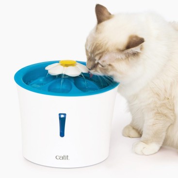 CATIT FLOWER FOUNTAIN WITH LED NIGHTLIGHT