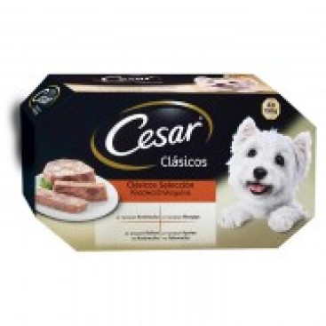 CESAR CLASICOS με Κλασικά Επιλεγμένα Κρέατα 4x150GR (Πολυσυσκευασία)