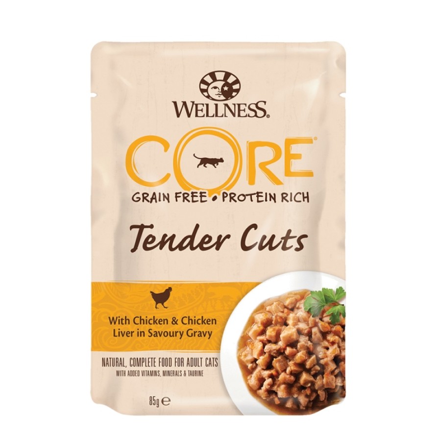 CORE WC Tender Fillets Chicken & Chicken Liver 85gr. CORE