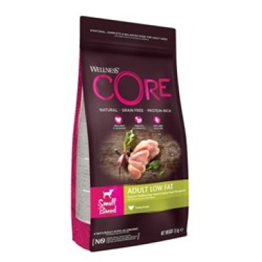 CORE DOG Adult Small Breed Low Fat με Γαλοπούλα 1,5KG
