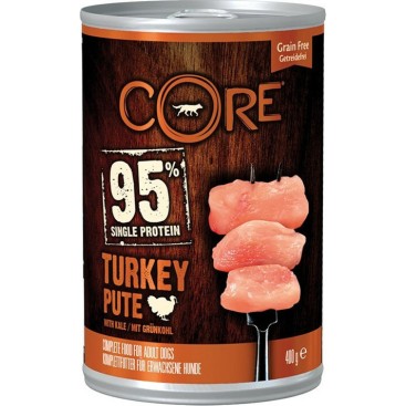 CORE DOG Single Protein με Γαλοπούλα & Λάχανο 400gr