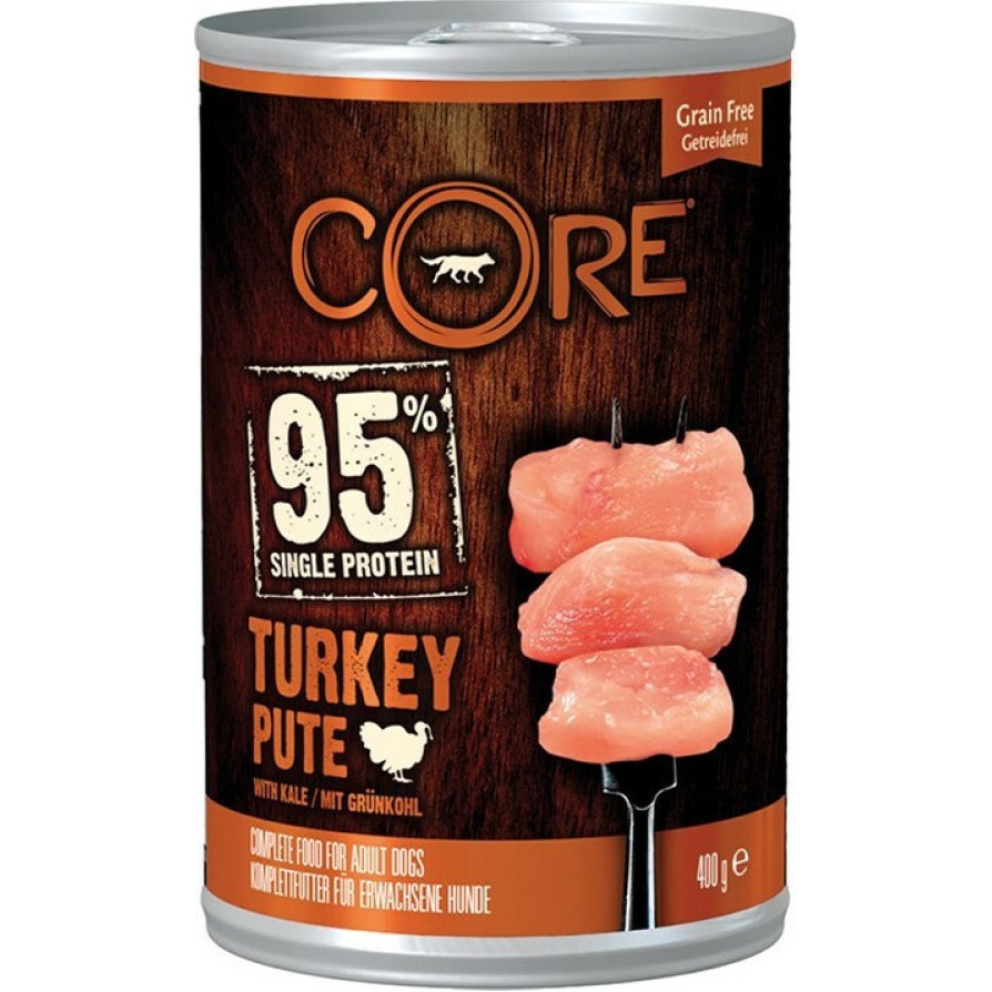 CORE Single protein can Turkey/Kale 400gr. CORE