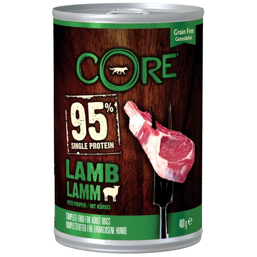 CORE WD Single protein can Lamb/Pumpkin 400gr. CORE