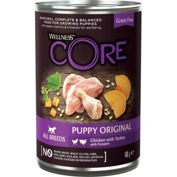 CORE DOG Duo Protein Puppy Original με Κοτόπουλο, Γαλοπούλα & Κολοκύθα 400GR