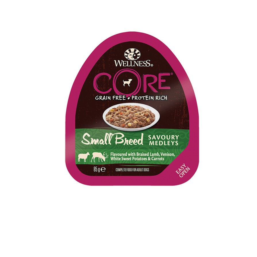 CORE DOG Small Breed Soft Pate Αρνί με Ελάφι & Γλυκοπατάτα 85GR