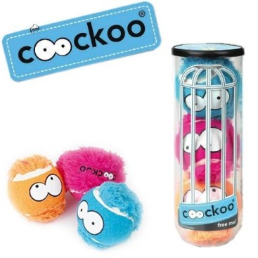 COOCKOO DOG TOY 3PCS IN TUBE