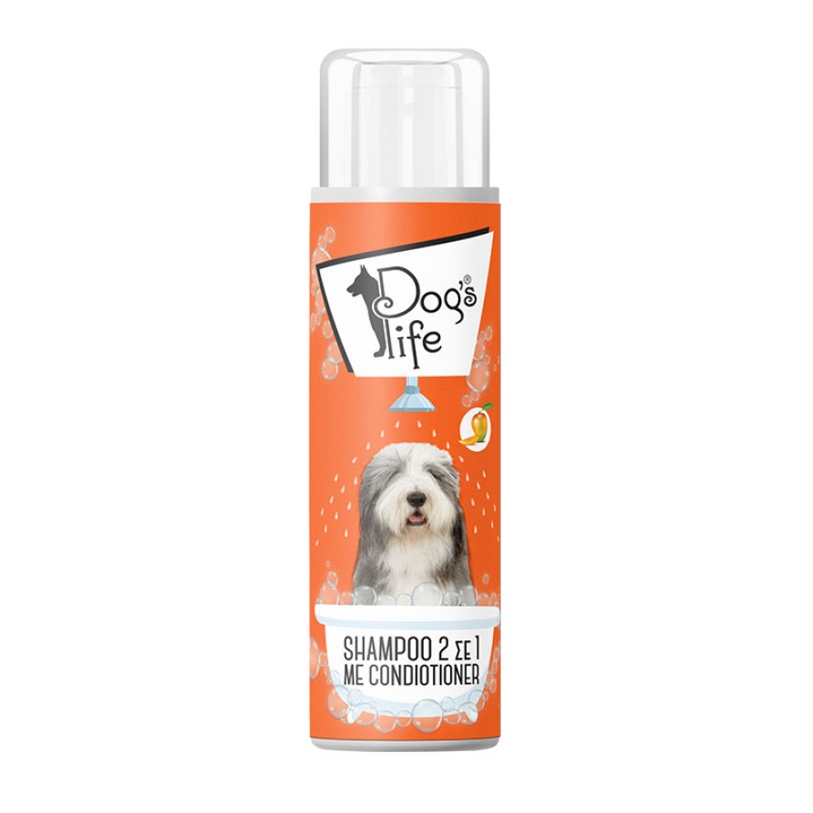 DOG'S LIFE SHAMPOO 2 ΣΕ 1 ΜΕ CONDIOTIONER 500ML DOG S LIFE