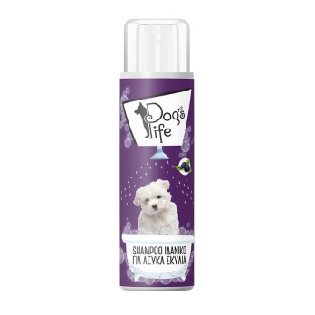 DOG'S LIFE SHAMPOO ΓΙΑ ΛΕΥΚO ΤΡΙΧΩΜΑ 500ML