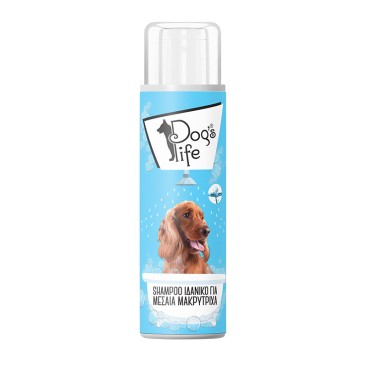 DOG'S LIFE SHAMPOO ΓΙΑ ΜΕΣΑΙΑ ΜΑΚΡΥΤΡΙΧΑ 500ML