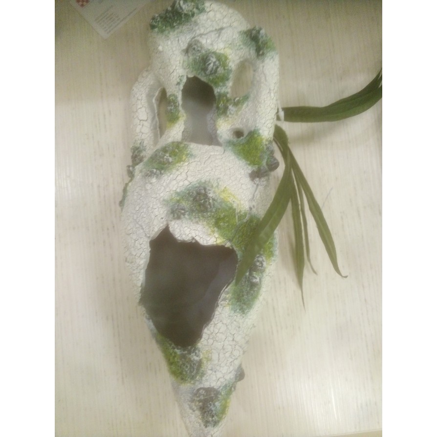 ΑΣΠΡΗ ΚΑΝΑΤΑ LARGE 31 CM DOLPIN
