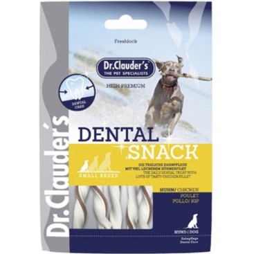 Dr.Clauder's DOG DENTAL SNACK MEDIUM με Κοτόπουλο 170GR