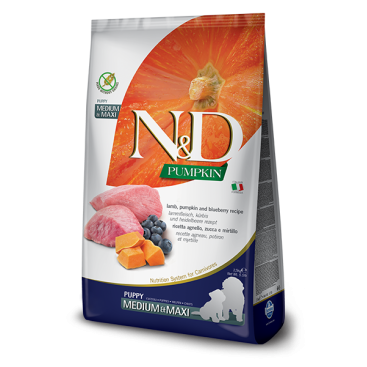 N&D DOG PUPPY MINI Κολοκύθα & Αρνί 2,5KG