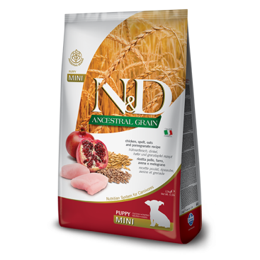 N&D LG DOG PUPPY MINI με ΚΟΤΌΠΟΥΛΟ & ΡΟΔΙ 2,5KG