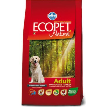 ECOPET NATURAL ADULT 12+2KG