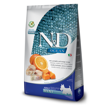 N&D DOG ΜΠΑΚΑΛΙΑΡΟΣ - ΚΟΛΟΚΥΘΑ MINI 2.5KG