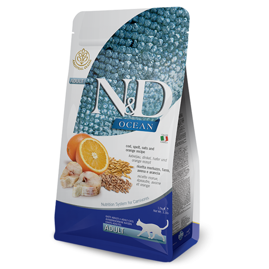 ND CAT OCEAN LG ΜΠΑΚΑΛΙΑΡΟΣ - ΠΟΡΤΟΚΑΛΙ 300GR ΜΑRINA