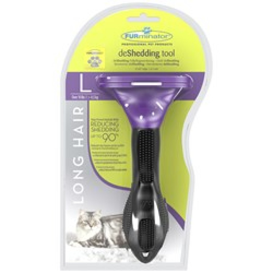 FURMINATOR ΒΟΥΡΤΣΑ MEDIUM-LARGE ΓΙΑ ΜΑΚΡΥΤΡΙΧΕΣ ΓΑΤΕΣ