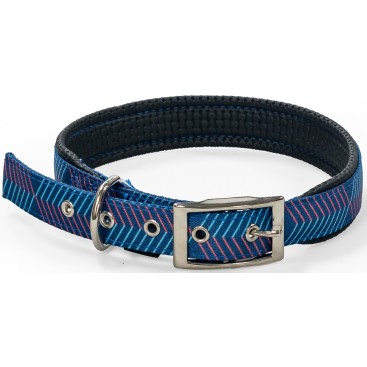 Glee Κολάρο Neoprene blue fishbone M 20mmx51cm