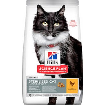 HILL'S SP FELINE Mature Adult 7+ Sterilised Κοτόπουλο 1,5kg